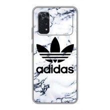 Чохли Адидас для Xiaomi POCO M4 Pro 4G (AlphaPrint) (Адідас на мраморі)