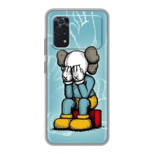 Чехлы для Xiaomi POCO M4 Pro 4G - Bearbrick Louis Vuitton (PREMIUMPrint) (Плач Bearbrick)