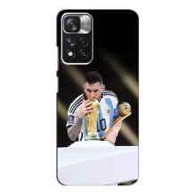 Чехлы Лео Месси Аргентина для Xiaomi Poco M4 Pro 4G (Кубок Мира)