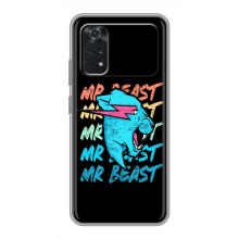 Чехлы Мистер Бист для Поко М4 Про 4G (logo Mr beast)