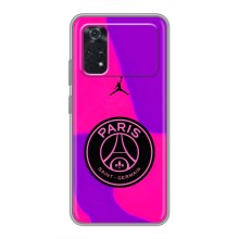 Чохли PSG для Xiaomi POCO M4 Pro 4G (AlphaPrint) (яскравий ПСЖ)