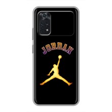Чохли для Xiaomi POCO M4 Pro 4G - з картинкою JORDAN (AlphaPrint) (Jordan Gold)