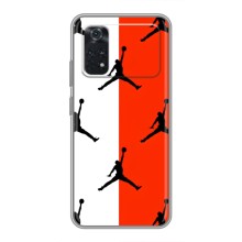 Чохли для Xiaomi POCO M4 Pro 4G - з картинкою JORDAN (AlphaPrint) (Лого Джордан)