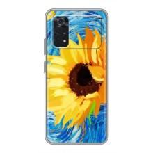 Чехлы с картинкой Подсолнухов для Поко М4 про (4G) – Подсолнух цветок