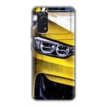 Чохли з Машинами на Ксіаомі ПОКО M4 Про 4G (VPrint) (Жовта машина)