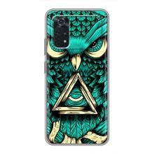 Чехлы с принтом СОВЫ для Xiaomi POCO M4 Pro 4G – Зеленая сова