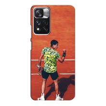 Чехлы с принтом Спортивная тематика для Xiaomi Poco M4 Pro 4G – Алькарас Теннисист