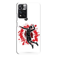 Чехлы с принтом Спортивная тематика для Xiaomi Poco M4 Pro 4G (Волейболист)