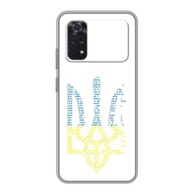 Чехлы для Xiaomi POCO M4 Pro 4G  Укр. Символика (AlphaPrint) (Герб из букв)