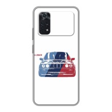 Чехол BMW для Поко М4 Про 4G – BMW на белом