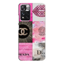 Чехол (Dior, Prada, YSL, Chanel) для Xiaomi POCO M4 Pro 4G (Модница)