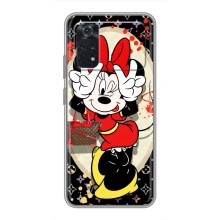 Чехол Disney Mouse Xiaomi POCO M4 Pro 4G (PREMIUMPrint) (Минни peace)