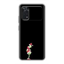 Чохол  ГРІНЧ для Поко М4 про (4G) (Грінч на чорному)