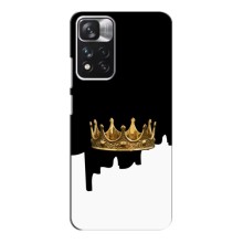 Чехол (Корона на чёрном фоне) для Поко М4 про (4G) – Золотая корона