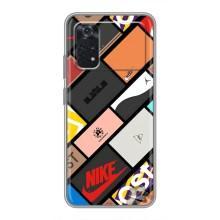 Чохол з Брендами одягу на Поко М4 про (4G) – Коробки