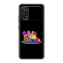 Чохли Амонг Ас для Xiaomi POCO M4 Pro 4G (AlphaPrint) (Амонг-ас)