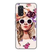 Чехол с картинкой Модные Девчонки Xiaomi POCO M4 Pro 4G (Девушка в очках)