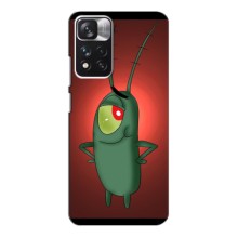 Чехол с картинкой "Одноглазый Планктон" на Xiaomi Poco M4 Pro 4G (Стильный Планктон)