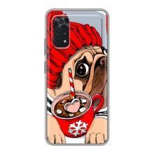 Бампер для Xiaomi POCO M4 Pro 4G з картинкою "Песики" (Сумний собака)