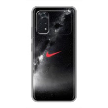 Чохол для Xiaomi POCO M4 Pro 4G - з принтом Найк (AlphaPrint) (Найк червоний)