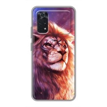 Чохол з картинкою ЛЕВ для Xiaomi POCO M4 Pro 4G (VPrint) (Красочний Лев)