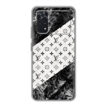 Чехол Стиль Louis Vuitton на Xiaomi Poco M4 Pro 4G (LV на белом)