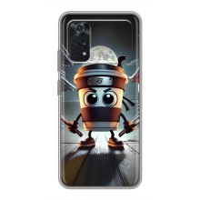 Чохол з мемом Тралалело тралала на Xiaomi POCO M4 Pro 4G (Капучіно асасіно)
