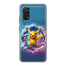 Чохол з Пікачу на Xiaomi POCO M4 Pro 4G (Лого Пікачу)