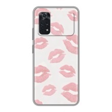 Чохол з розовим принтом для Xiaomi POCO M4 Pro 4G (Рожеві губи)