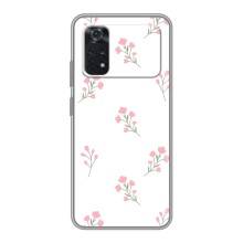 Чохол з розовим принтом для Xiaomi POCO M4 Pro 4G (Рожеві квіти)