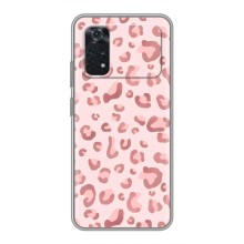 Чохол з розовим принтом для Xiaomi POCO M4 Pro 4G (Рожевий леопард)