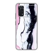 Чехлы с тематикой "Мрамор" на Поко М4 про (4G) – Розовый мрамор