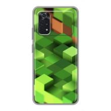 Чехлы для Xiaomi POCO M4 Pro 4G (Персонажи Майн Крафт) (Текстура)