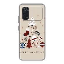 Рождественские Чехлы для Xiaomi POCO M4 Pro 4G (VPrint) (Merry Christmas)