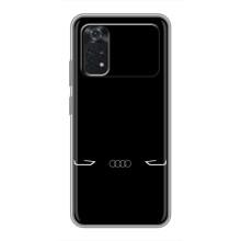 Силіконовий бампер з картинкою машини на Xiaomi POCO M4 Pro 4G (Сілует Audi)