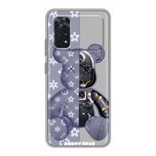 Силиконовый чехол для Xiaomi POCO M4 Pro 4G (Медведь Louis Vuitton)