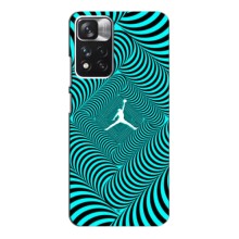 Силиконовый Чехол Nike Air Jordan на Поко М4 про (4G) (Jordan)