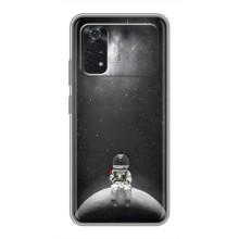 Силиконовый Чехол с принтом "Космонавты" на Xiaomi POCO M4 Pro 4G – Космонавт романтик