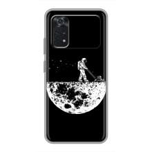 Силиконовый Чехол с принтом "Космонавты" на Xiaomi POCO M4 Pro 4G – Космонавт