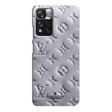 Текстурный Чехол Louis Vuitton для Поко М4 про (4G) (Белый ЛВ)