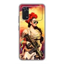 ЗСУ Чохли (TPU) для Xiaomi POCO M4 Pro 4G – Жінка солдат