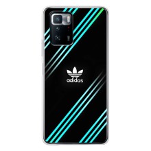 Чехлы Адидас для Xiaomi POCO X3 GT (AlphaPrint) (Адидас с полосами)