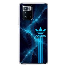 Чехлы Адидас для Xiaomi POCO X3 GT (AlphaPrint) (Синий Адидас)