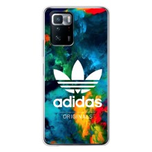 Чехлы Адидас для Xiaomi POCO X3 GT (AlphaPrint) (Яркий Адидас)