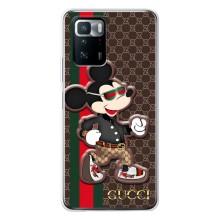 Чехлы Бренд GUCCI для Xiaomi POCO X3 GT – Маус Гуччи