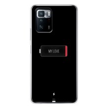 Чехлы для любимой на Поко X3 GT (VPrint) (Love battery)
