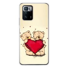 Чехлы для любимой на Поко X3 GT (VPrint) (Медвежонки)