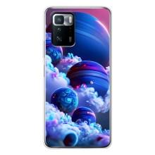 Чохли КОСМОС  на Xiaomi POCO X3 GT – Сині планети