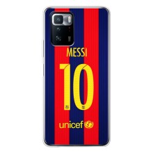 Чехлы Месси для Xiaomi POCO X3 GT (AlphaPrint) (Messi Barca 10)