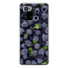 Чехлы с Фруктами для Xiaomi POCO X3 GT (VPrint) (Ежевика)